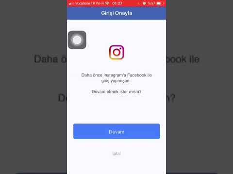 INSTAGRAM HESABINA FACEBOOK SAYFALARINI BAĞLAMA