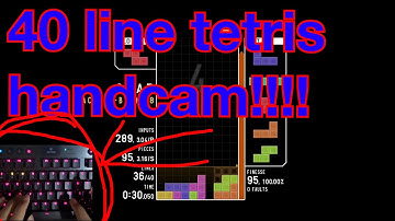 TETRIO 40 line sprint handcam