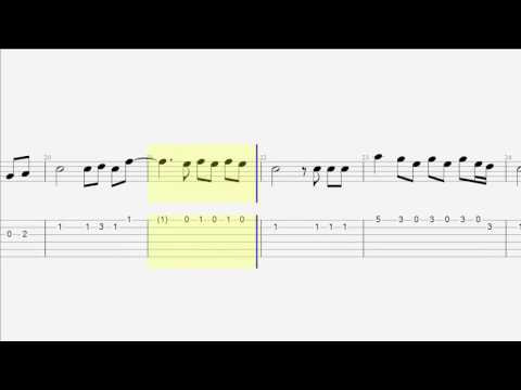 Guitar Tab & Notes - Can't Stop the Feeling - Justin Timberlake - Easy Guitar Cover
