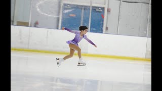 Seven-year-old skates a clean program and wins Gold Medal in Figure Skating competition 🥇