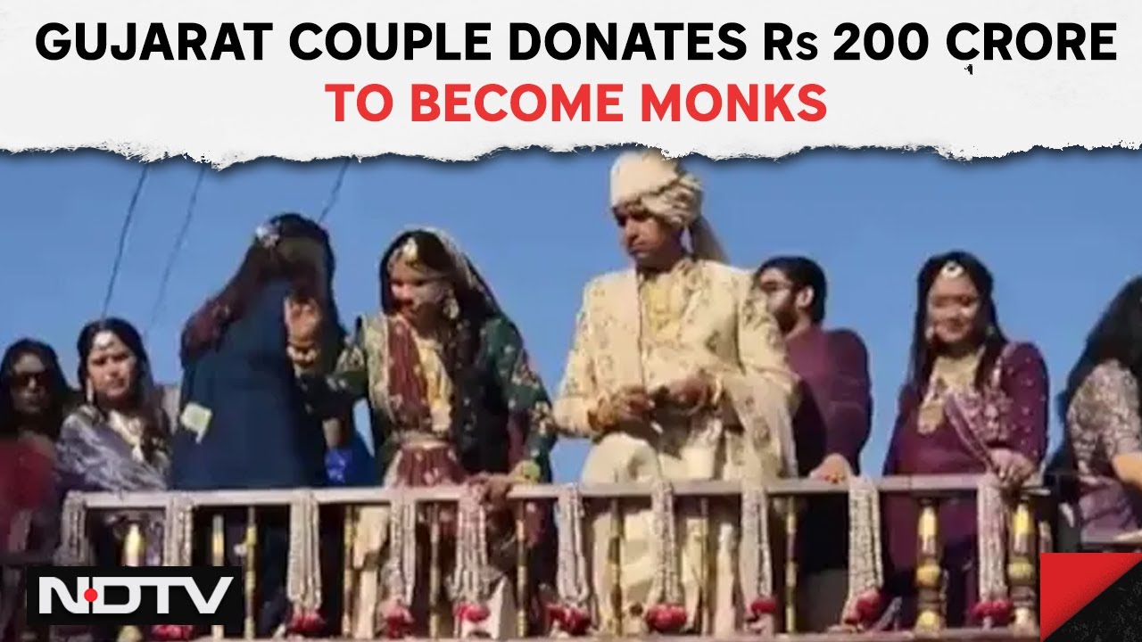 Gujarat News | Gujarat Businessman, Wife Donate Rs 200 Crore Wealth To Become Monks