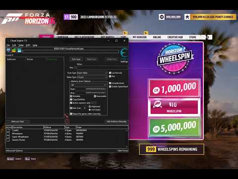 Forza Horizon 6 Cheat Engine Unlock ALL Cars