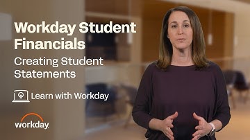 How to Create Student Statements | Workday Student Financials