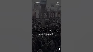 مقتطف من تلاوة فضيلة الشيخ #أحمد_الحذيفي من صلاة التراويح ⁧ليلة 1 رمضان 1446هـ