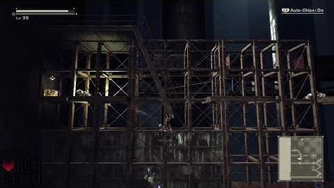 [NieR Automata| How to get to the unreachable Chest in the Old Factory