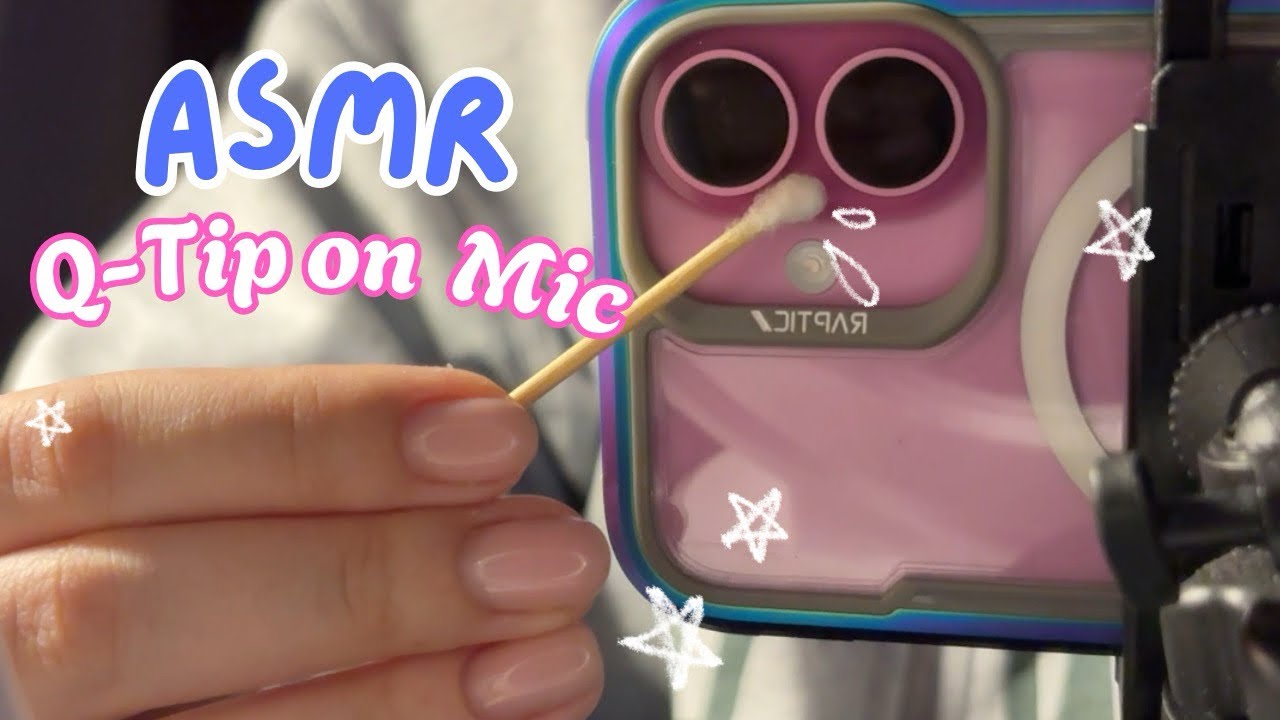 ASMR | Q tip on iPhone 16 Mic (Tingly)