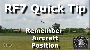 RealFlight 7 Quick Tip (RF7) : Remember Aircraft Position