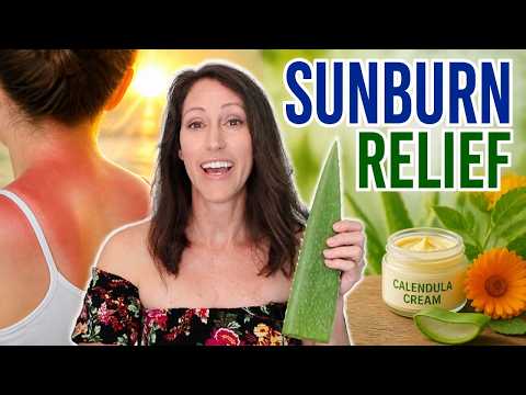 2 Powerful Natural Remedies For Sunburns | FAST Sunburn Relief for Pain & Reduces Peeling