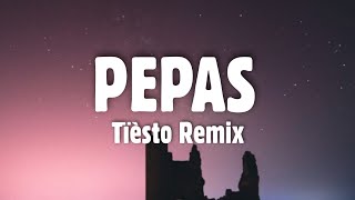 Farruko & Tiësto - Pepas (Tiësto Remix) (Lyrics/Letra)