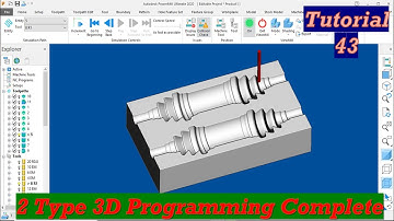 Power mill  2020 Constant Z Finishing and Optimised Constant Z Finishing Programming Tutorial