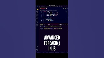 🤯🤯 Advanced use of forEach() Method in JavaScript! #shorts #javascript #programming