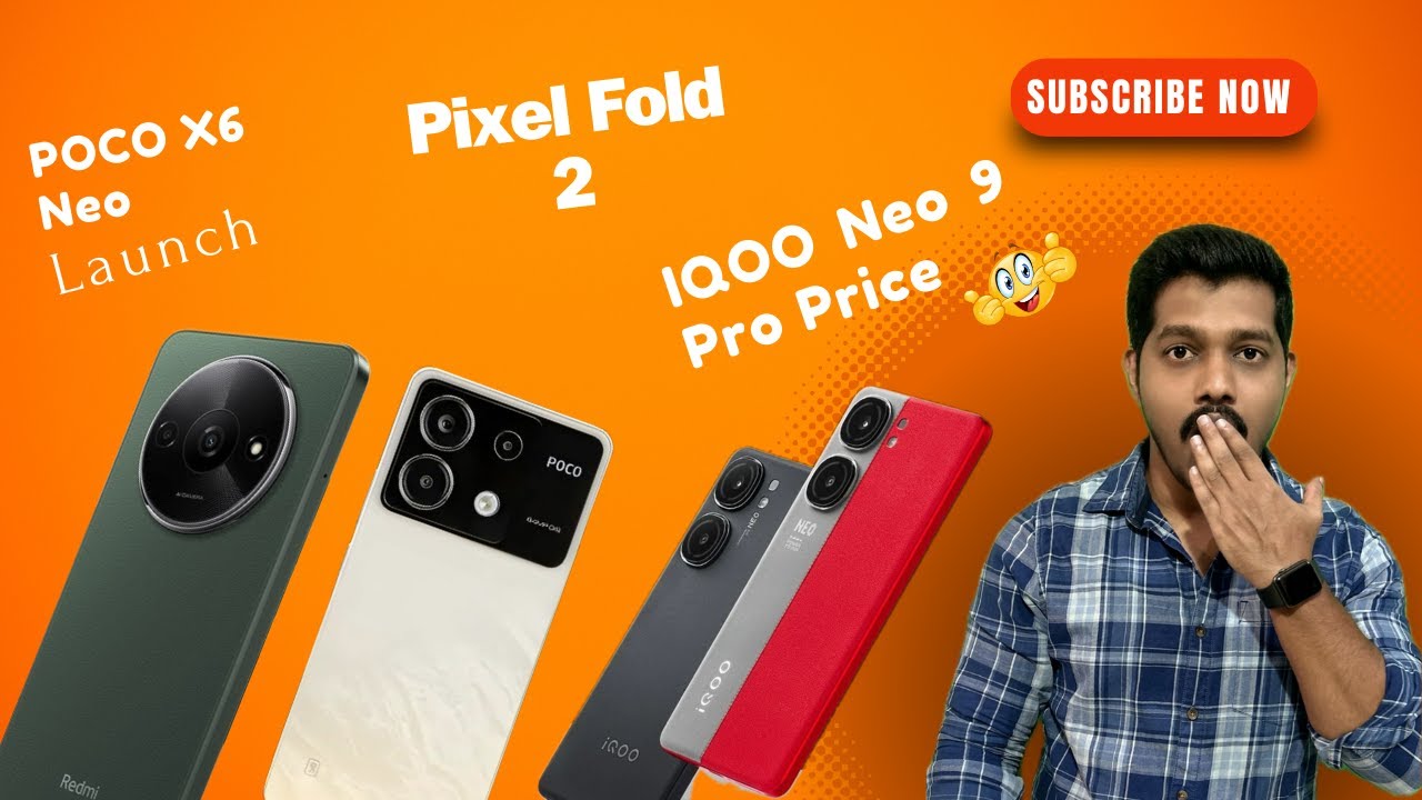 Poco Fold POCO F6 India Launch?,iQOO Neo 9 Pro Price😲, Redmi A3, Pixel Fold 2 ...