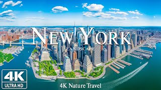 NEW YORK (4K UHD)  Beautiful Nature Videos With Relaxing Music  4K Video HD