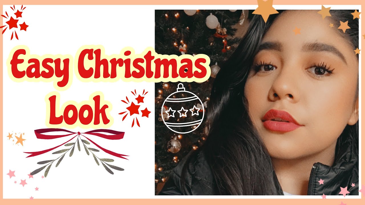 FAST AND EASY CHRISTMAS MAKEUP TUTORIAL | Gabriela Herrera