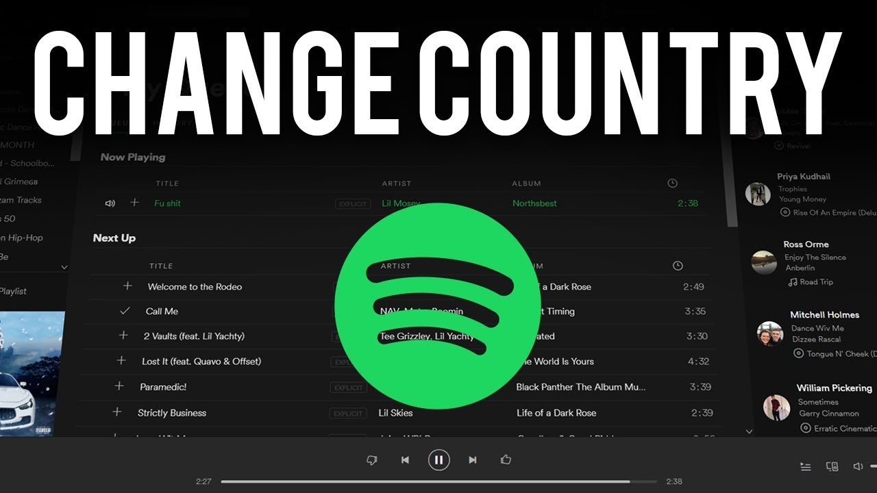 How To Change Spotify Country