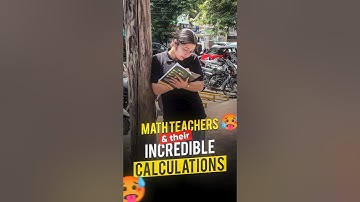 Math Teacher With Their Incredible Calculations🤔 #maths #funnyshorts #shorts #magnetbrains