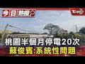 桃園半個月停電20次 蘇俊賓:系統性問題｜TVBS新聞 @TVBSNEWS01