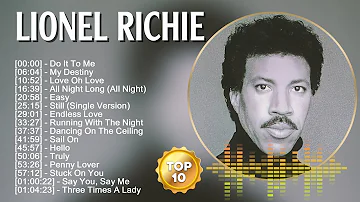 Lionel Richie 1992 Back To Front - Lionel Richie Soft Rock Love Songs