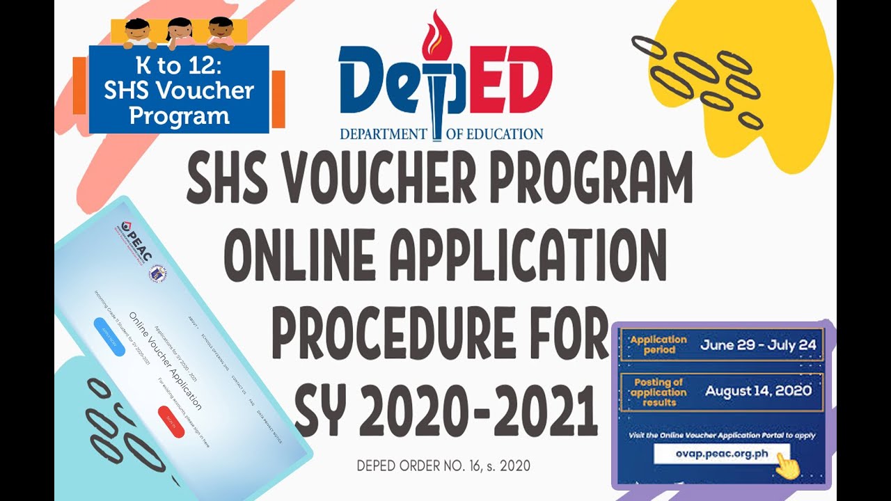 DepEd Senior High School Voucher Program Application SY 2020 2021 DepEd Senior High School Voucher Program Application SY 2020 2021