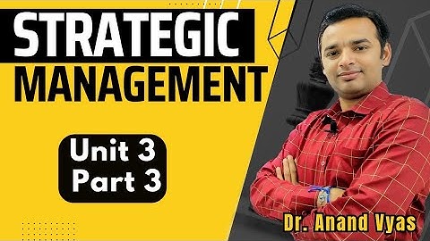 Strategic Management Unit 3 Part 3 | MBA | Joint Venture | Corporate Level Strategy