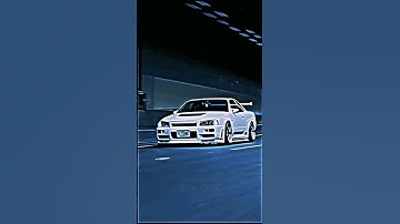 Coldest JDM 🥶 Nissan Skyline R34 😈 GTR Edit #gtr #skyline #jdm