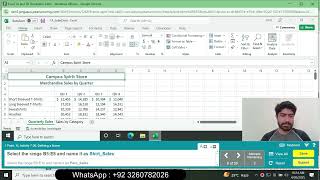 Excel 7A and 7B Simulation Exam |  Excel Chapter 7 Simulation Exam | Complete Exam 100%