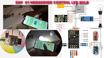 esp-01 webserver control led bulb