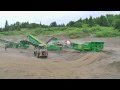 McCloskey Portable Crushing Spread - Jaw, Cone, Screener & Stackers