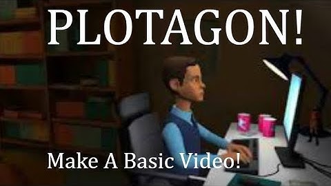 How to make a Animation in Plotagon | Select Scene and add text and music!