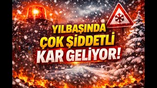 Yilbaşinda Şi̇ddetli̇ Kar Geli̇yor