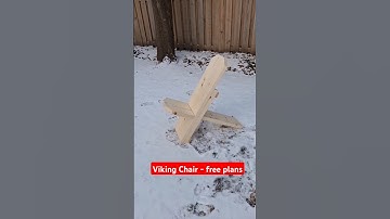 How to build a viking chair free plans in video #diyproject #woodwork #woodworking #chair #reno #diy