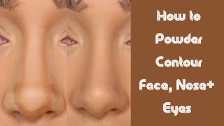 How to contour face and nose for beginners - PART 8 | Chelseasmakeup