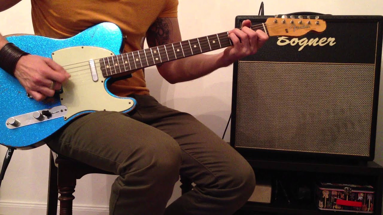 Fender 1963 Telecaster Relic Custom Shop - Blue Sparkle / Bogner Barcelona