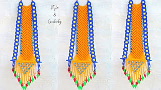 Macrame Jhula New Design Tutorial Diy Easy And Simple Macrame Jhula Teddy Jhula