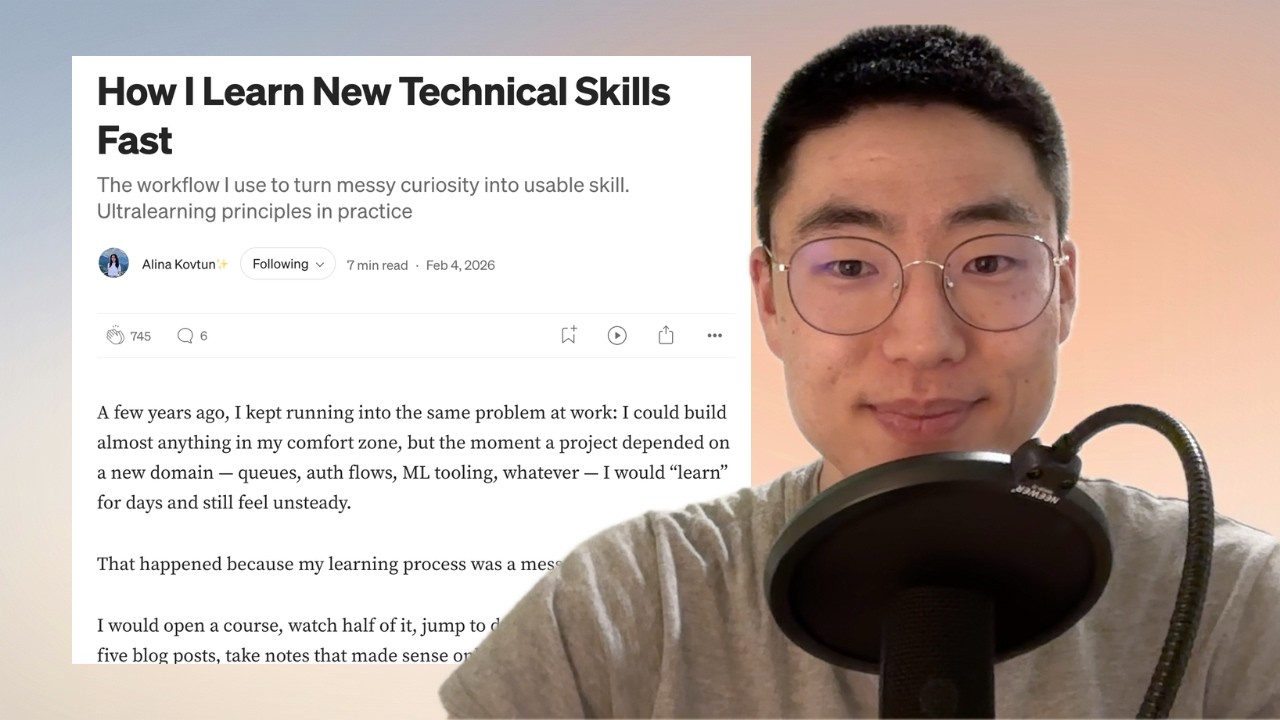 How I Learn New Technical Skills Fast - YouTube