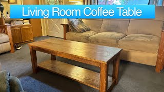 Oak Coffee Table Build - Southern Oregon Furniture