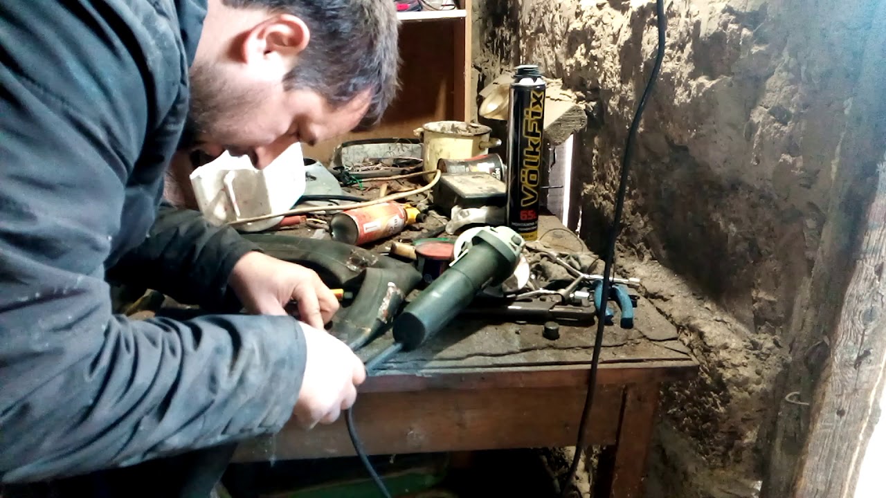 ремонт ниппеля \"соска\" на камере мотоцикла - YouTube