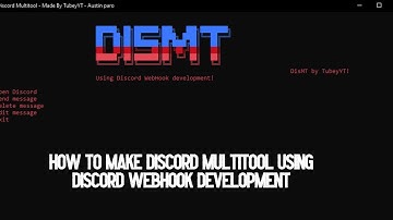 How to make a Discord Multitool in batch!