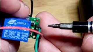 Bistable relay demonstration not an actual latching relay