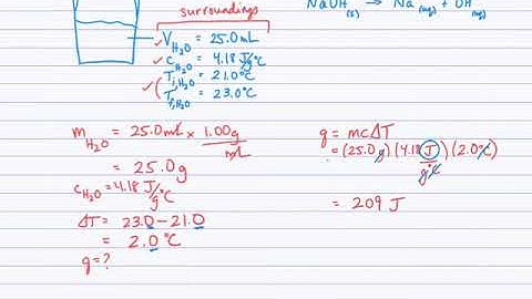 Calorimetry and Enthalpy