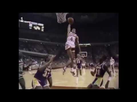 5'-7" Spud Webb Top 10 in Game Dunks