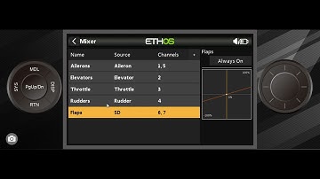 FrSky Ethos Flaps, simple setup