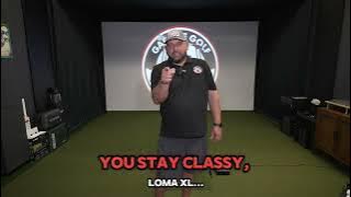 Sunday Golf Loma XL Ron Burgundy Carry Bag