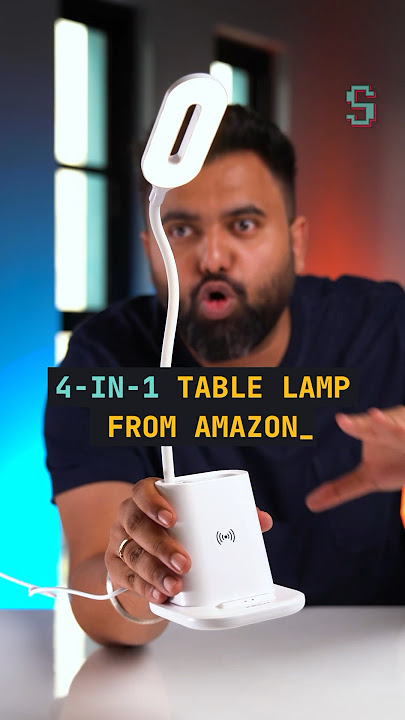 The All in One Table Lamp from Amazon!