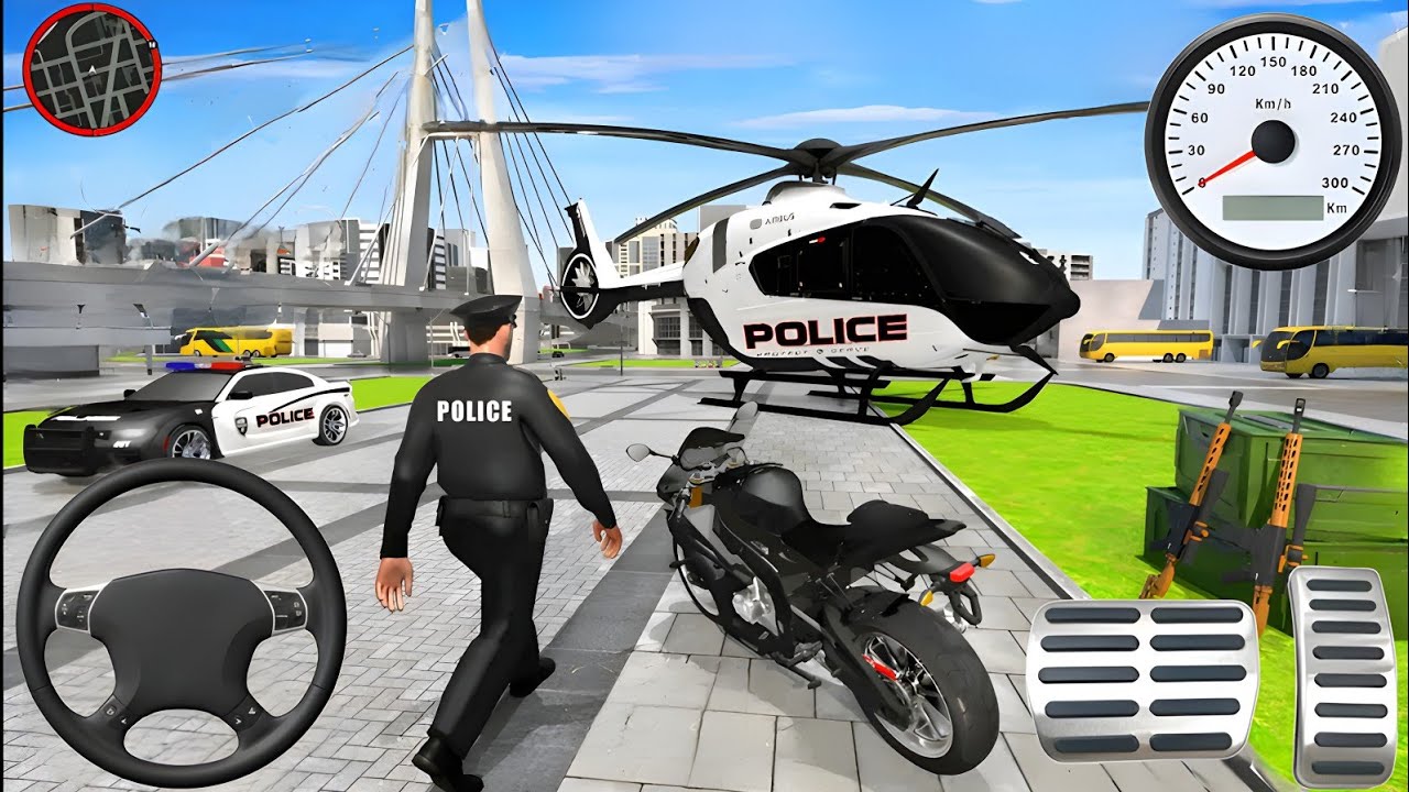 🚨 Police Chase Simulator 3D – Real City Crime Pursuit Gameplay (Android)