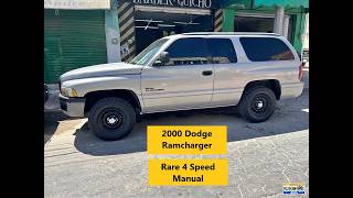 Did The 2nd Gen Ramcharger Come In A Manual? - 2000 Mexican Spec Dodge Ramcharger - 60414R