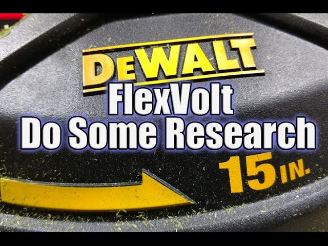 dewalt flexvolt weed eater