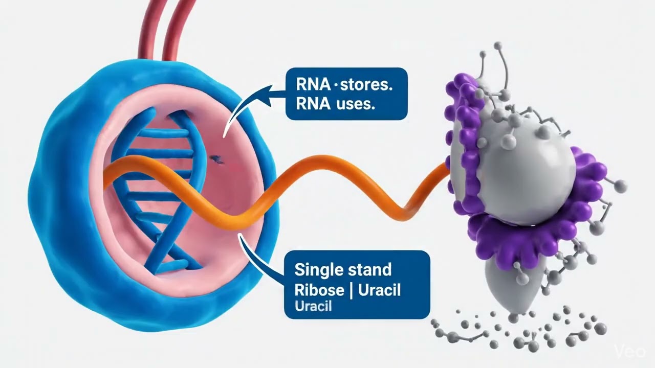 DNA vs RNA in 30 Seconds