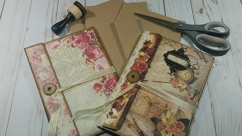 Part 2: Making an Envelope Journal; Junk Journal Booklet; Folio (Tutorial)