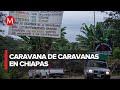 Caravana indígena llega a Chiapas para 30 aniversario del EZLN